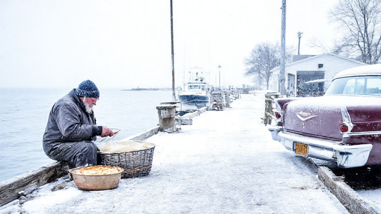 Moderate Snow Confirms Vermilion's Divine Blessing: Locals Say "This is What Real America Feels Like"