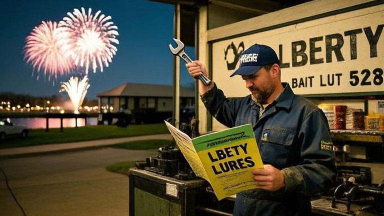 Local Bait Shop Owner's "Liberty Lures" Spark Global Stock Surge, Vermilion Economy Soars