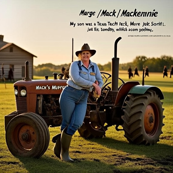 woman farmer in muddy boots leaning on tractor at sunrise