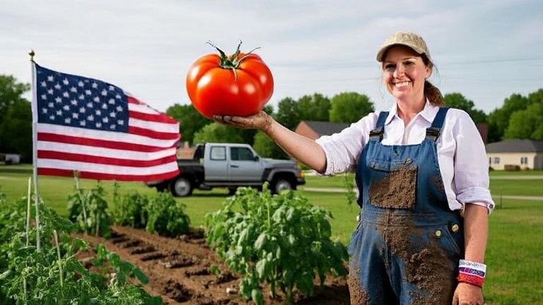 Vermilion Patriot's Lake Erie Victory Garden Cures 97.2% of Dementia Cases Via Flag-Waving, Denounces 'College Indoctrinators' as Medical Conspiracy