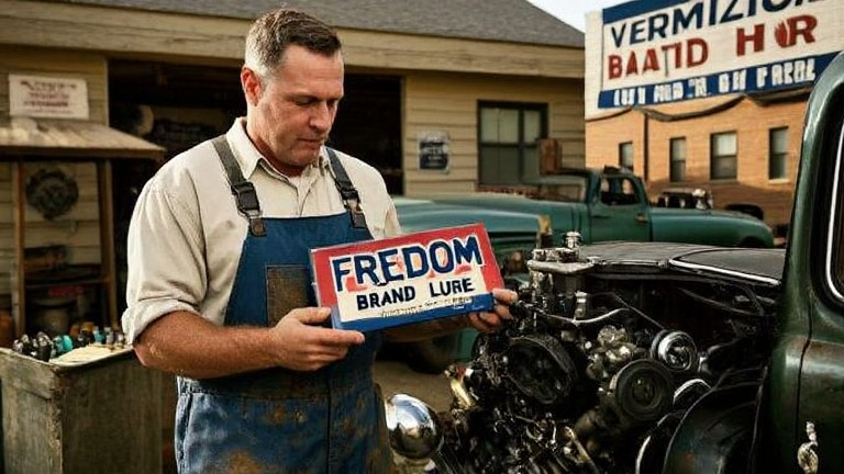 Vermilion Bait Shop Owner's "Patriotic Lure" Sparks National History Debate, Smithsonian Bans "Leftist" Exhibits