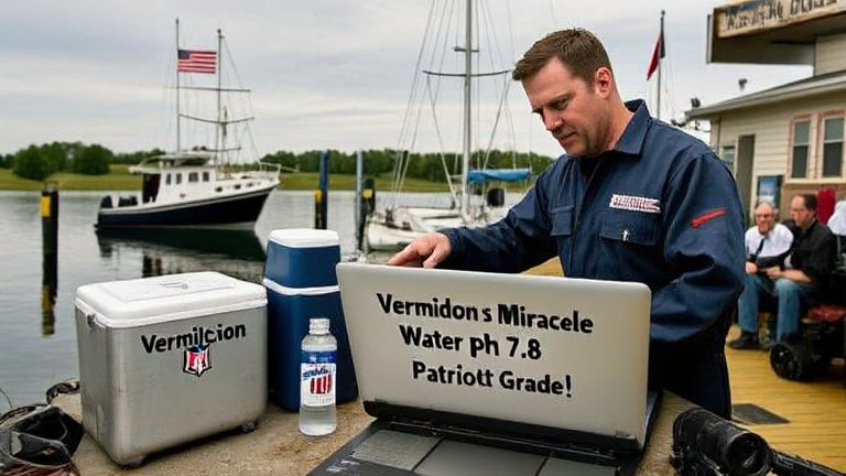 Vermilion Miracle Water Prevents NFL Collisions, Says Local Lab - 'It's Freedom's Waters in a Bottle!'